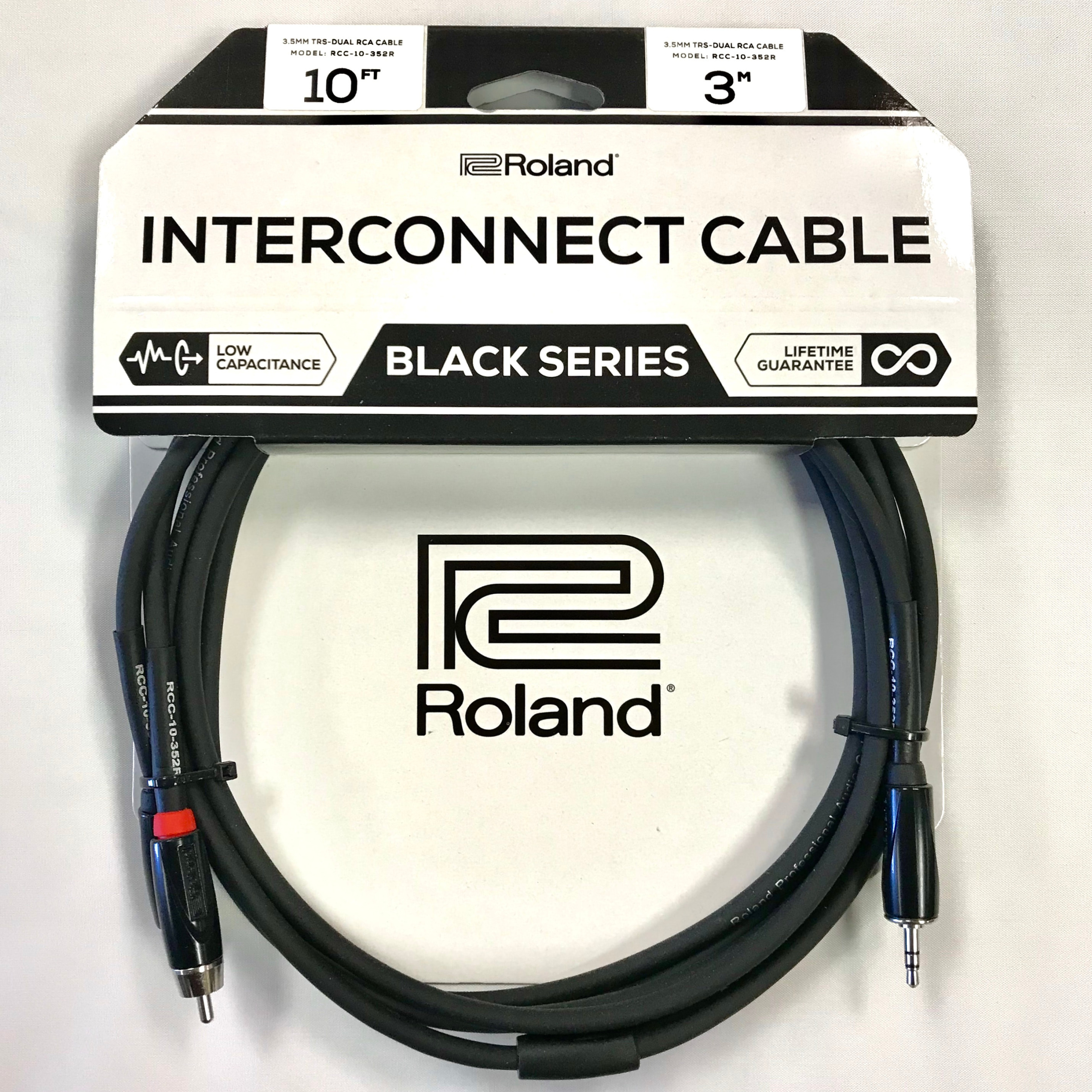 Roland RCC-3-2R28 Interconnect Cables Black