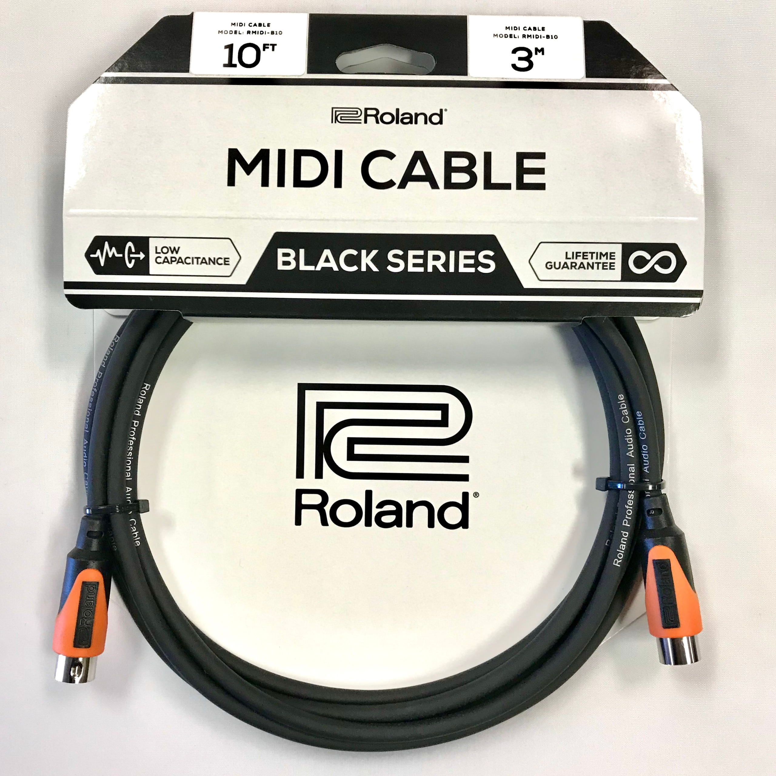 Roland 15ft MIDI Cable-Black Series, 15 feet (RMIDI-B15) :  Musical Instruments