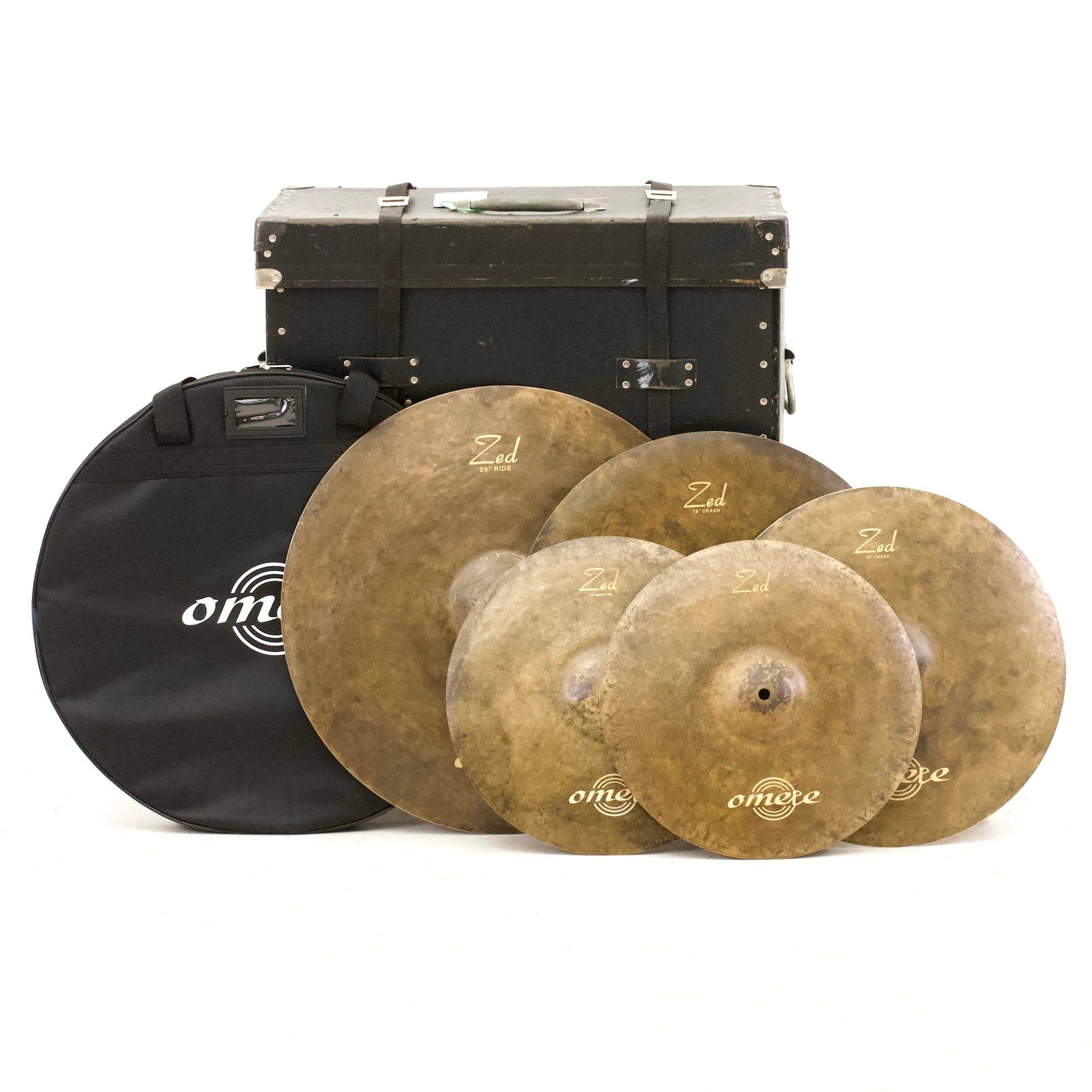 Omete Zed Series Cymbal Pack with Bag, 14pr/16/18/20